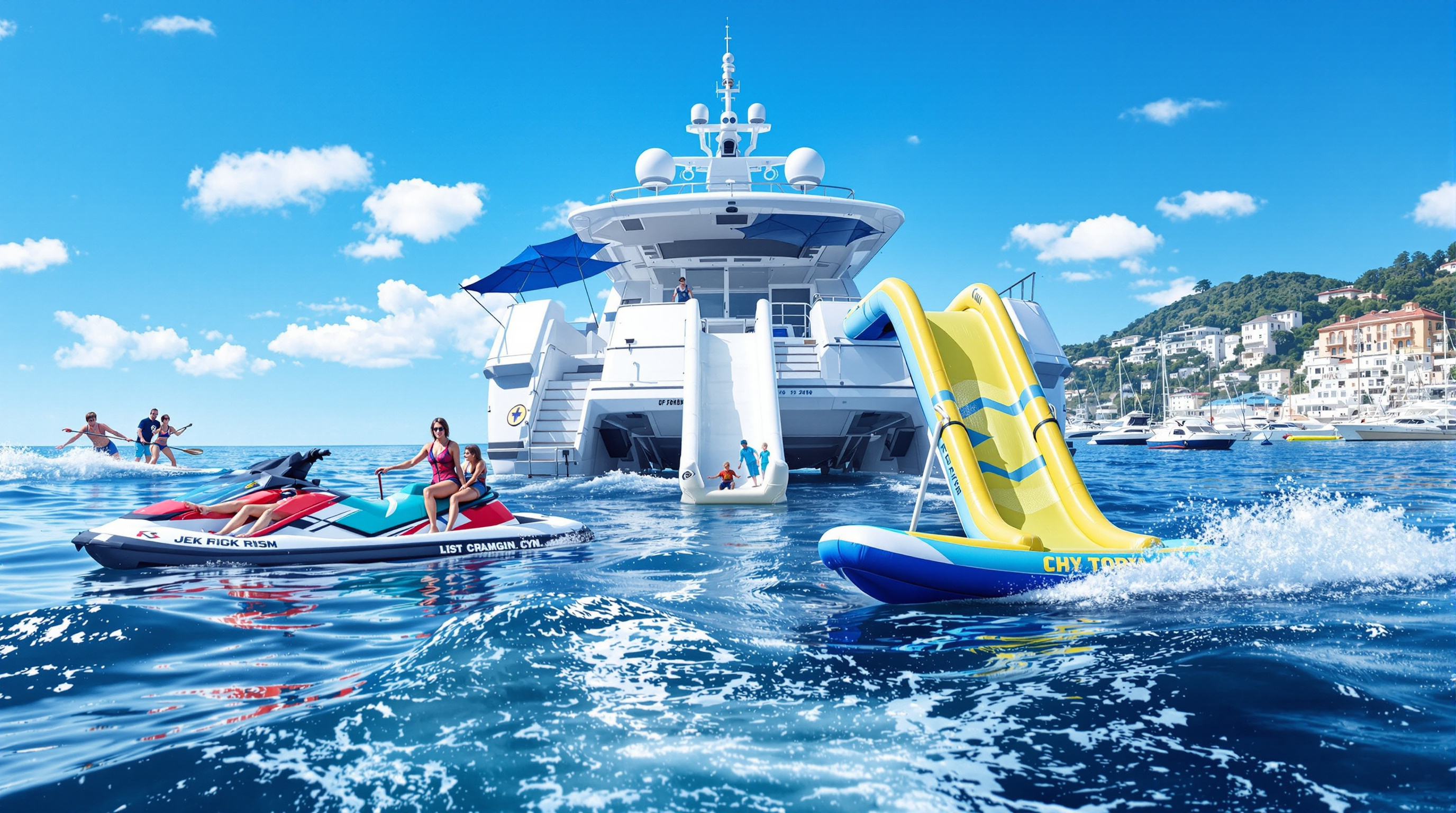 Snorkeling et activités nautiques depuis un catamaran en Méditerranée